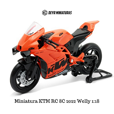 Miniatura KTM RC 8C 2022 Welly 1:18