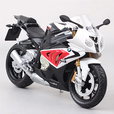 Miniatura BMW S 1000 RR 2009 Vermelho Automaxx 1:12