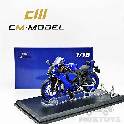 Miniatura PREMIUM Yamaha YZF-R1 Azul CM MODEL 1:18