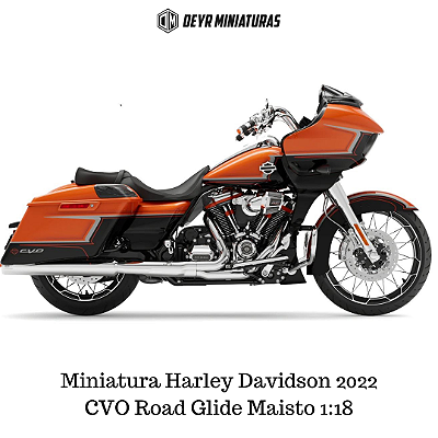 Miniatura Harley Davidson 2022 CVO Road Glide Maisto 1:18 - Series 44