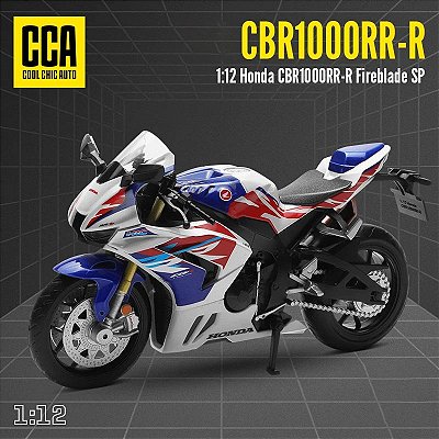 Miniatura Honda CBR 1000RR-R SP Fireblade Edição 30 Anos 2022 CCA 1:12