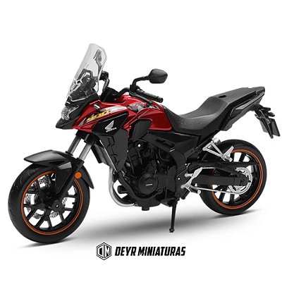 Miniatura Honda CB 500/400X 2022 Vermelho CCA/MSZ/CAIPO 1:12