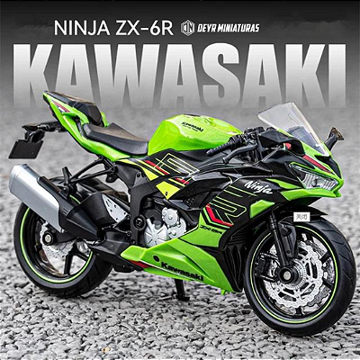 Miniatura Kawasaki Ninja ZX-6R 2023 RMZ City 1:12