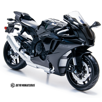 Miniatura Yamaha YZF-R1 2021 Preto Maisto Edição Especial 1:12