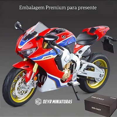 Miniatura Gigante Honda CBR 1000 RR SP 2018 - EMBALAGEM PREMIUM PARA PRESENTE- Escala 1:9 (23 cm)