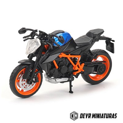 Miniatura KTM 1290 Super Duke R 2022 Azul MSZ 1:18