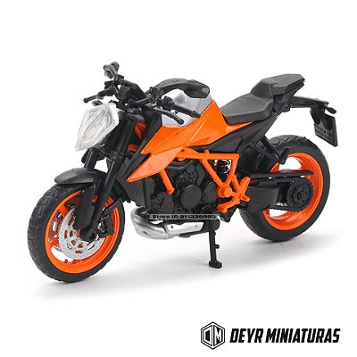 Miniatura KTM 1290 Super Duke R 2022 Laranja MSZ 1:18