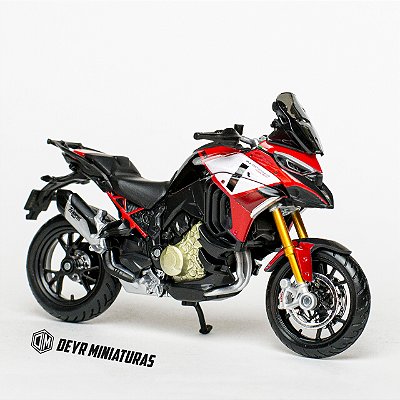 Miniatura Ducati Multistrada V4 Pikes Peak Bburago 1:18