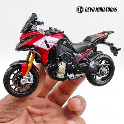 Miniatura Ducati Multistrada V4 Pikes Peak Bburago 1:18
