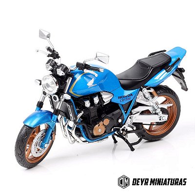 Miniatura Honda CB 1300 SF Azul Automaxx 1:12 - 17 cm
