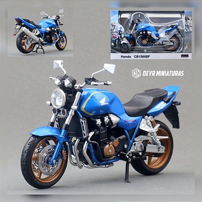 Miniatura Honda CB 1300 SF Azul Automaxx 1:12