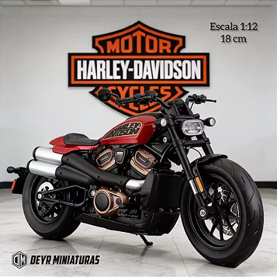 Miniatura Harley Davidson Sportster S 2024 Maisto 1:12 - 18 cm