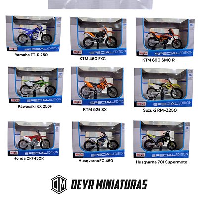 Kit C/9 Miniaturas Motos Maisto 1:18 - Kit #2