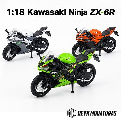 Miniatura Kawasaki Ninja ZX-6R 2023 RMZ City 1:18