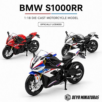 Miniatura BMW S 1000 RR 2021 RMZ City 1:18
