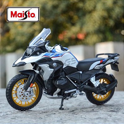 Miniatura BMW R 1250 GS HP 2020 Maisto Edição Especial 1:18