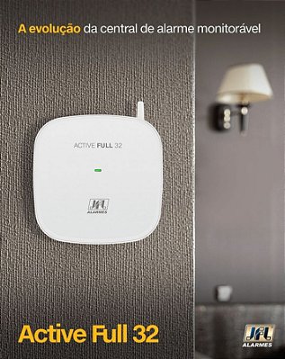 Central de alarme active Full 32 JFL até 800m sem fio