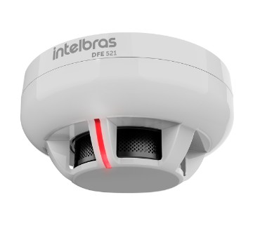 Detector de fumaça endereçável DFE 521 intelbras