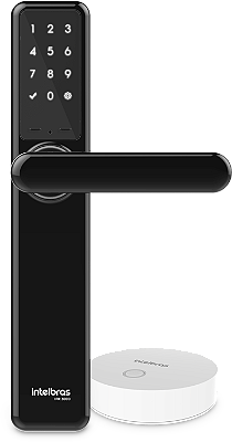 Fechadura Smart de embutir com maçaneta IFR 3000+ intelbras