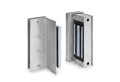 Fechadura Eletroimã FE150 12V C/ Kit 753 INOX Para Porta Deslizante