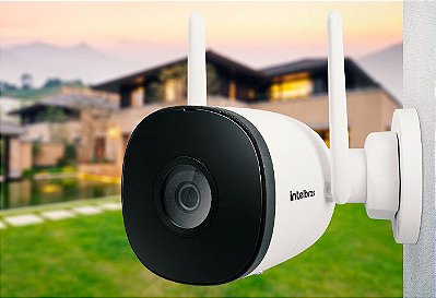 Câmera Wifi externa Intelbras IM5 SC 1080P fullHD com slot sd ATÉ 128gb