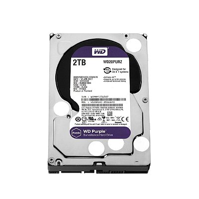 Hd 2tb Western Digital Purple Sata3 64mb Wd10purz para cftv