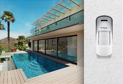 Sensor de Movimento Infravermelho Passivo S/Fio IVP 8000 EX