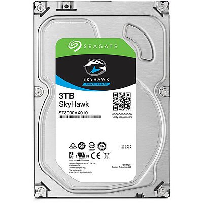 HD SATA 3TB SEAGATE SKYHAWK