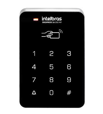 CONTROLADOR DE ACESSO DIGIPROX SA 203 MF TOUCH 13,56 MHz Intelbras
