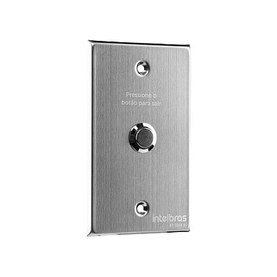 Botoeira Acionador de Abertura Inox Embutir 4x2 BT 5000 IN Intelbras
