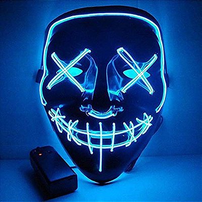Máscara LED Neon - Filme The Purge