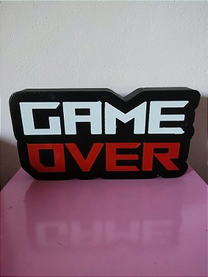 Luminaria 3D Game Over