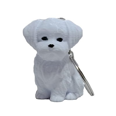 Chaveiro Dog Maltês