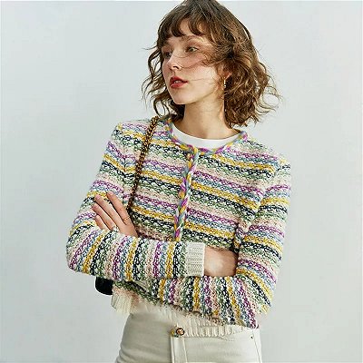 Cardigan multi color classic