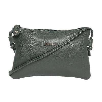 Bolsa de Couro Griffazzi Verde Escuro