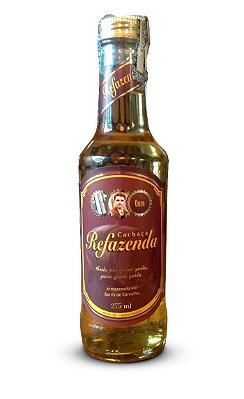 CACHAÇA REFAZENDA OURO 275ml - CARVALHO 5 ANOS