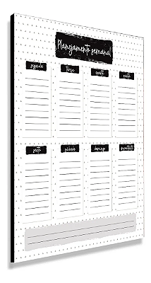 Quadro Planejamento Semanal - Planner Lousa Semanal