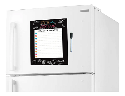 Imã Para Geladeira - Lista de Compras 20X30