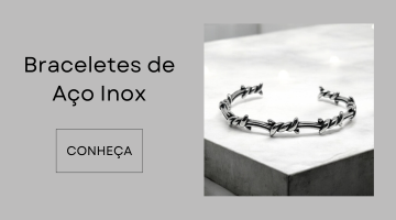 Braceletes Aço Inox