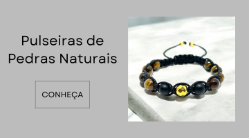 pulseiras pedras naturais