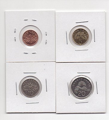 Set Moedas da Singapura