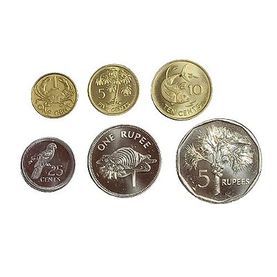 Set de moedas de Seychelles