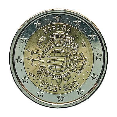 Moeda de 2 Euros da Espanha - 2012