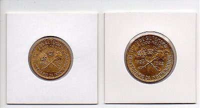 Moeda do Brasil - 500 Réis e 1000 Réis de 1922