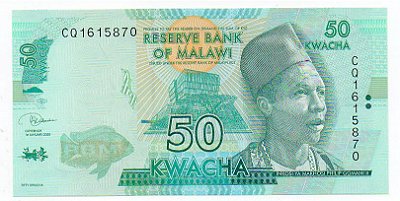 Cédula do Malawi - 50 Kwacha
