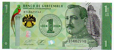 Cédula da Guatemala - 1 Quetzal - Comemorativa
