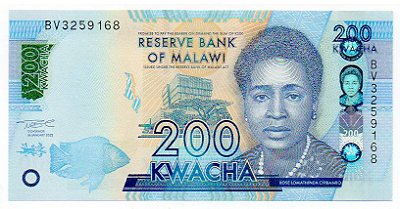 Cédula do Malawi - 200 Kwacha