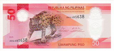 Cédula das Filipinas - 50 Piso