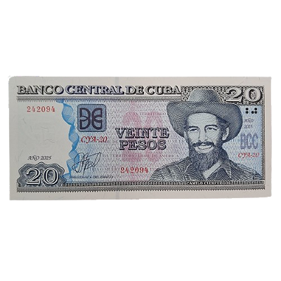 Cédula de Cuba - 20 Pesos