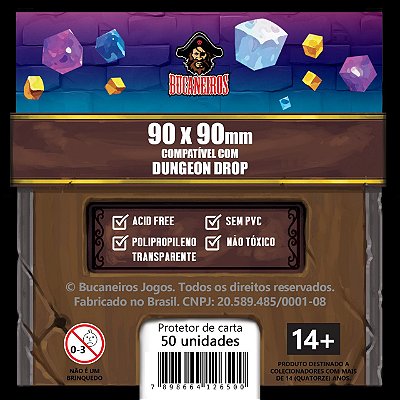 Sleeve Customizado para Dungeon Drop (90 x 90)